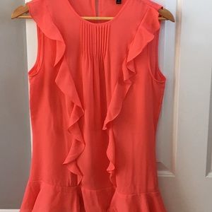 Beautiful coral flowy top